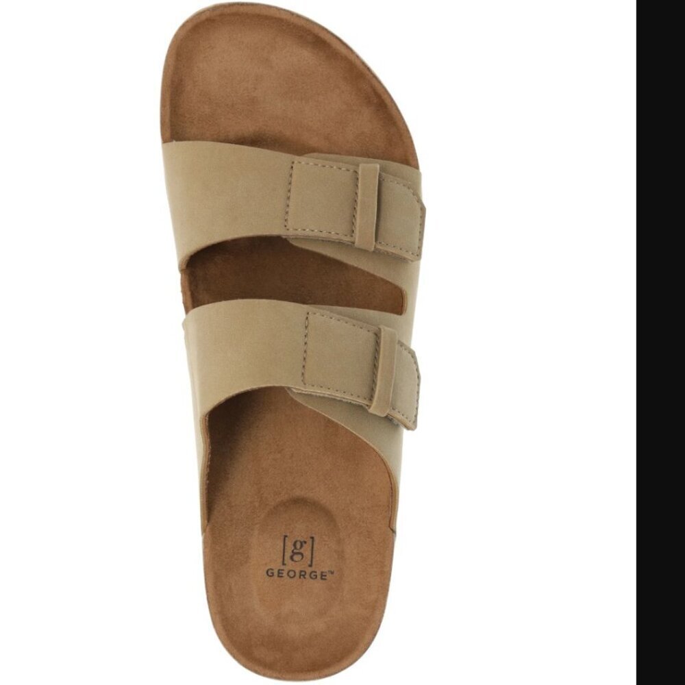 GEORGE Men’s Sandals Hip Strap Comfort in Tan